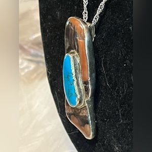 Vintage Brown Turquoise pendant